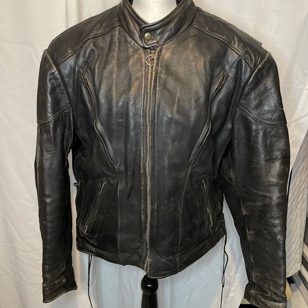 Wilson Women’s Weathered Motorcycle Jacket. Size XL